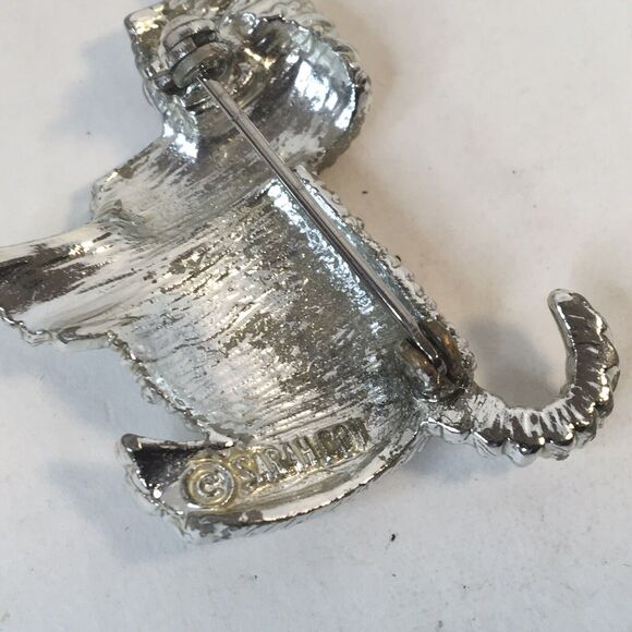 Lot Of 8 Vtg  Animal Insect Pins Brooch Earrings Frog Turtle Dragonfly   Scarab - Picture 12 of 12